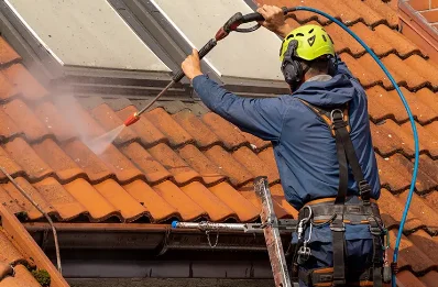 Démoussage et hydrofuge de toiture à Strueth